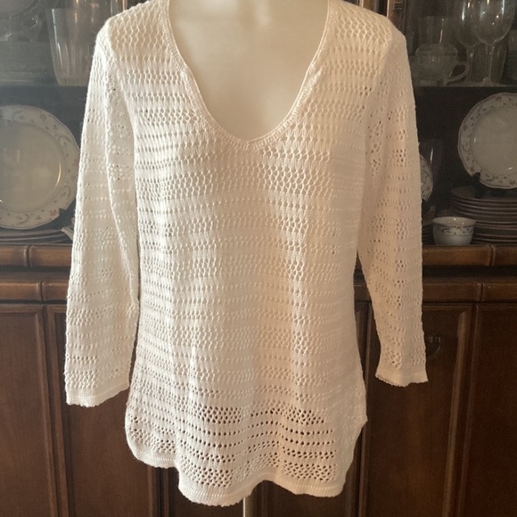 VILLAGER Liz Claiborne Knit Sweater - size womens Medium - Picture 4 of 16